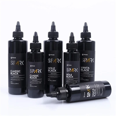 4oz orgaaniline 3 -seeria klassikaline must auk must vana must tätoveering tint
