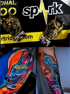SPARKi kunstnik @anfitriontattoo võitis näitusel Expo Tattoo Culturas 2025 to...
