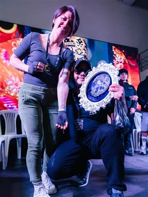 Spark - toetatud artist @ Davis.quilumba võidab Quito Tattoo Festil teise koh...