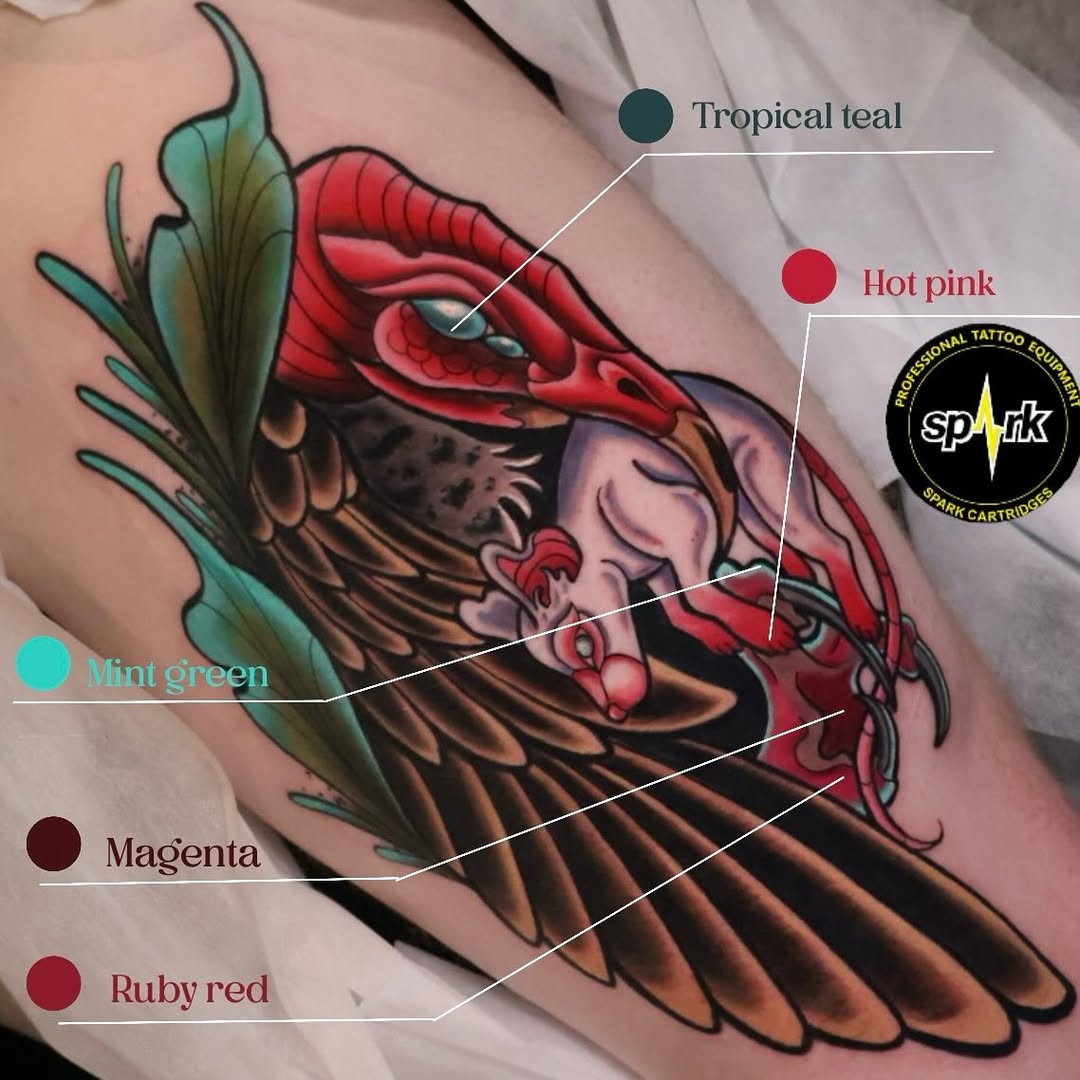 Tattoo of the day color Saturday 1st place fresh neotraditional at cpatattooexpo with this t 3