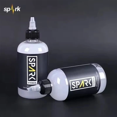 Spark Vegan Sticil sõbralik kiire - Kuivatamine Valem kraam Transfer geel 8 fl Oz (240 ml) tätoveeringu šabloonirakenduse jaoks