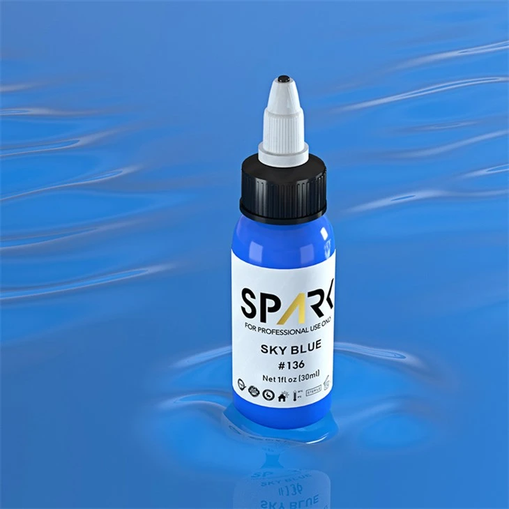 25 värvi komplekt Spark Tattoo Tint Vegan Tattoo Ink Tattoo Tint 30 ml Pigmendid