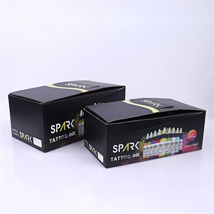 50 värvikomplekti Pigments Tattoo Ink Spark Tattoo Ink Professionaalne