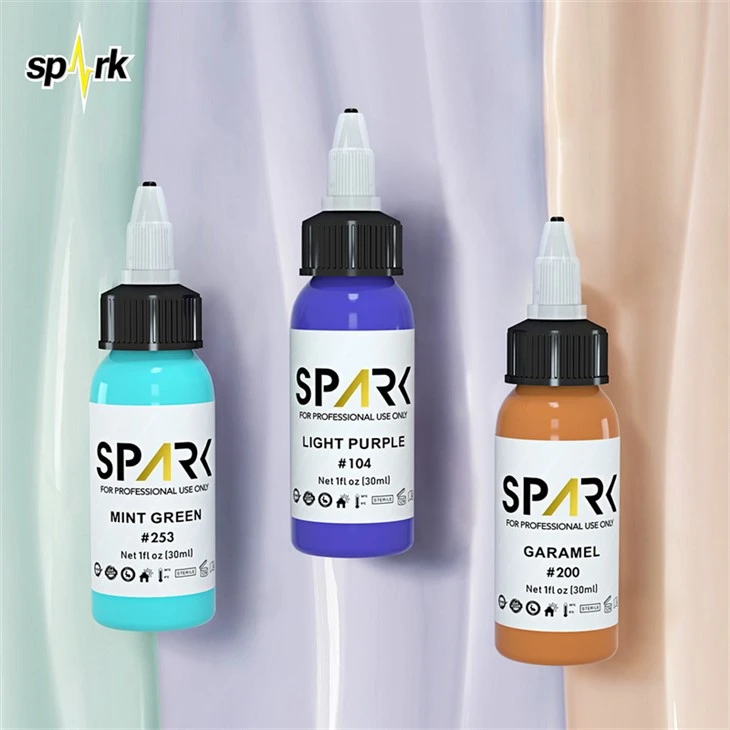 Pliivaba Tattoo Ink Spark Tattoo Ink Professionaalne tätoveeringutindi ekraan