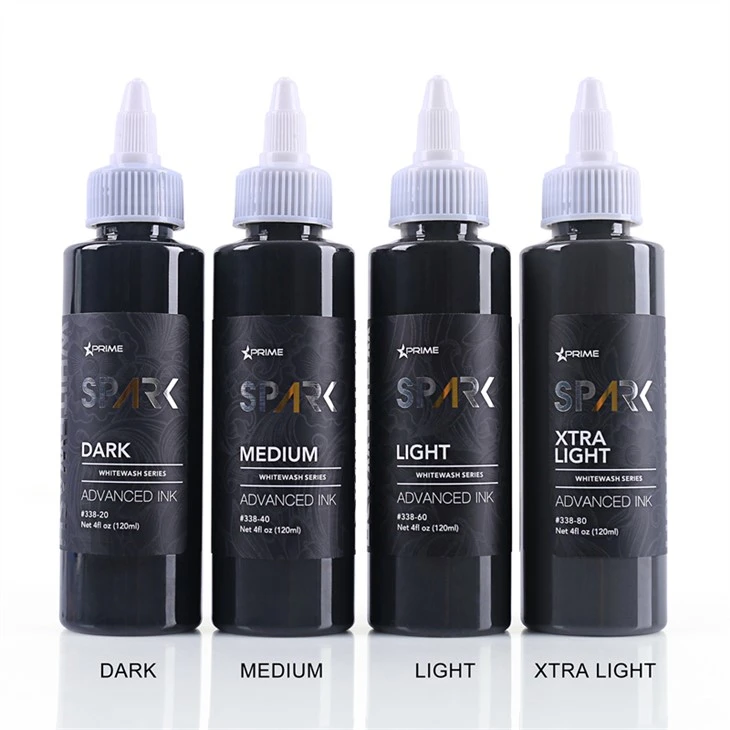 Pliivaba Tattoo Ink White Wash Set Spark Tattoo Ink