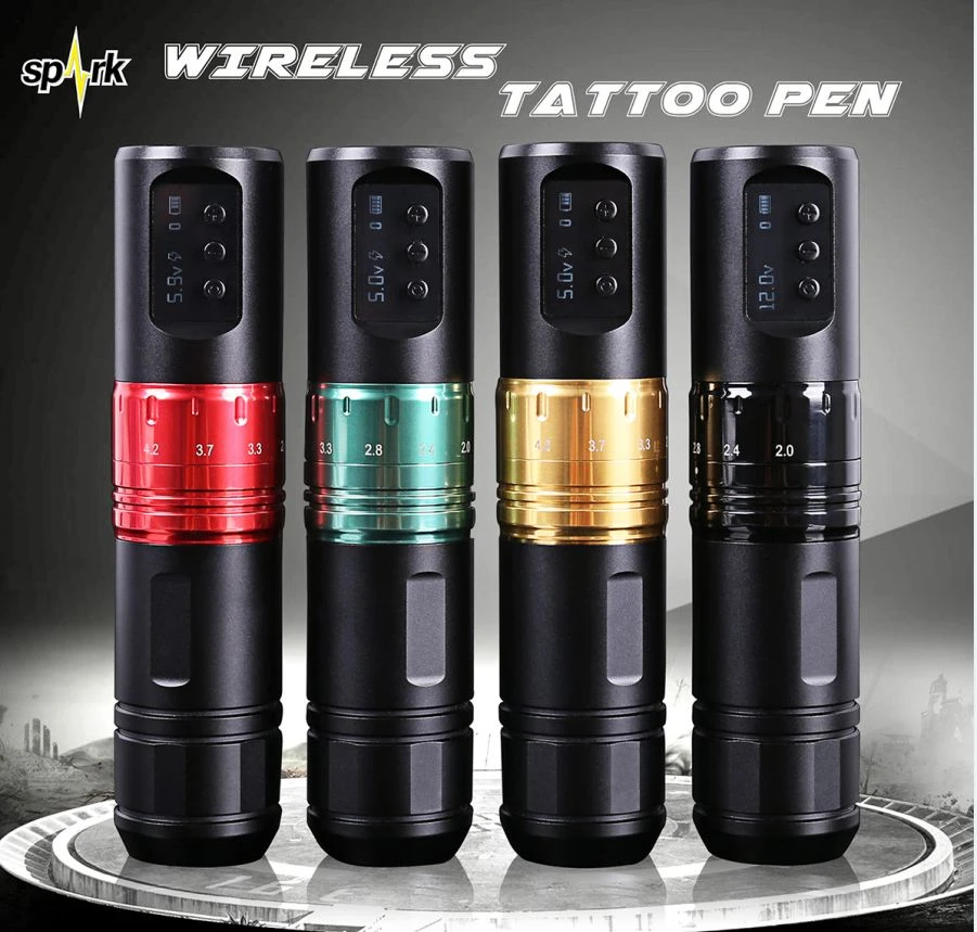 Uusim Spark Wireless Kvaliteetne Harjadeta Mootori Tattoo Kassetid Tattoo Body Arts jaoks