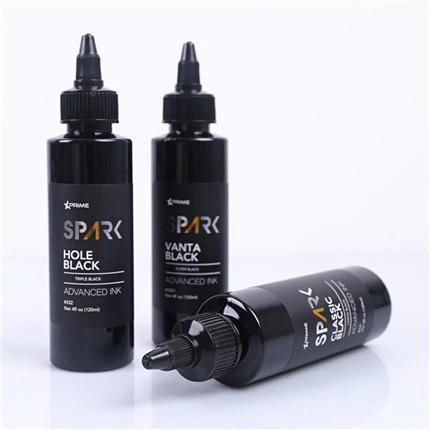 Klassikaline must 4OZ Vooder Black Ink Series Spark Tattoo Ink Tattoo Ink Black Light