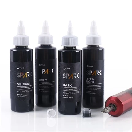 Spark Tattoo Ink Vegan Tattoo Ink White Wash Komplekt
