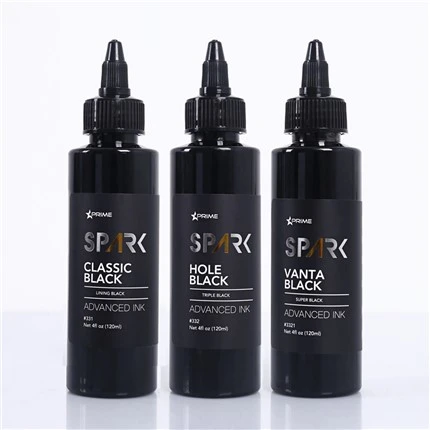 Vanta Black 4OZ Super Black Ink Series Spark Tattoo Ink Tattoo Ink Professionaalne