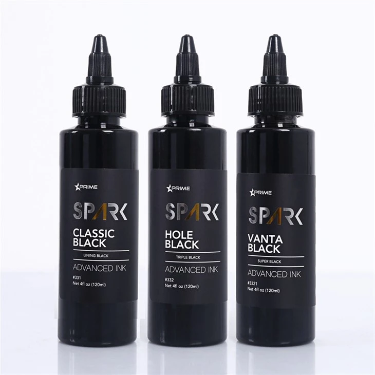 Vanta Black 4OZ Super Black Ink Series Spark Tattoo Ink Tattoo Ink Professionaalne