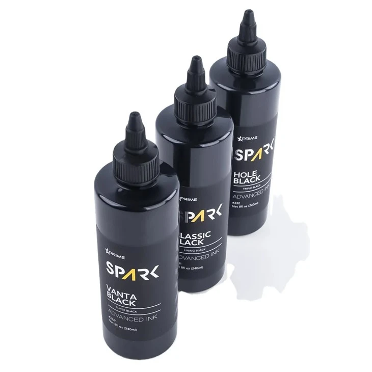 Vanta Black 8OZ 4OZ Super Black Ink Series Spark Tattoo Ink Tattoo Ink Professionaalne